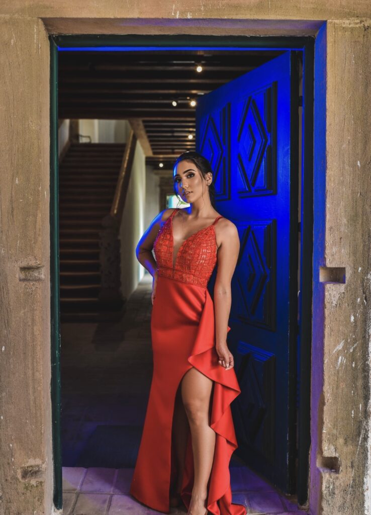 VESTIDO FORMANDA VERMELHO RENASCENÇA